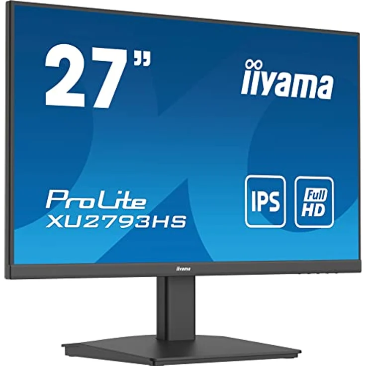 iiyama ProLite XU2793HS-B7 27" IPS LED-Monitor Full-HD 100Hz HDMI DP Adaptive Sync schwarz, Edge-to-Edge Design, IPS-Panel-Technologie – Bild 1