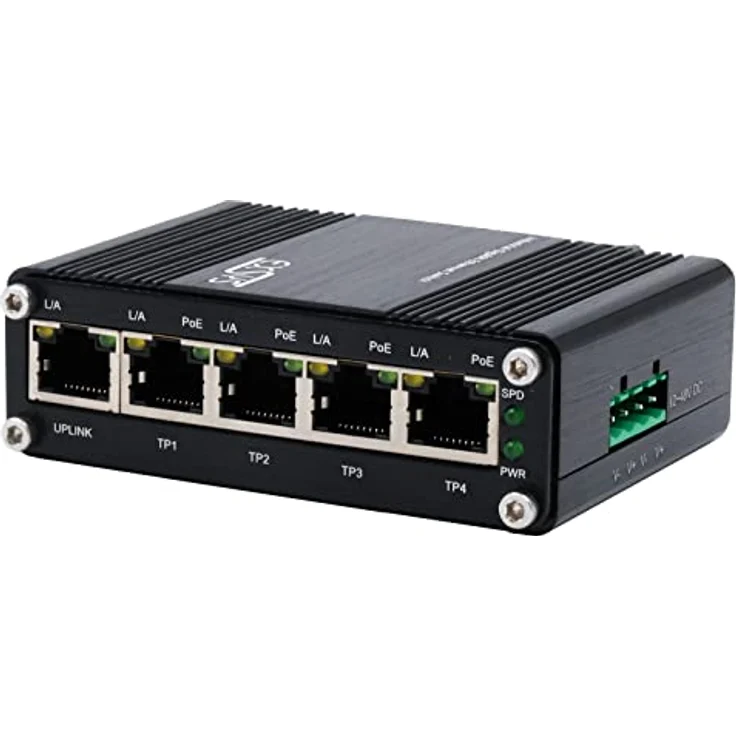 Exsys EX-62020PoE 5-Port PoE Industrie Ethernet Switch – Bild 4