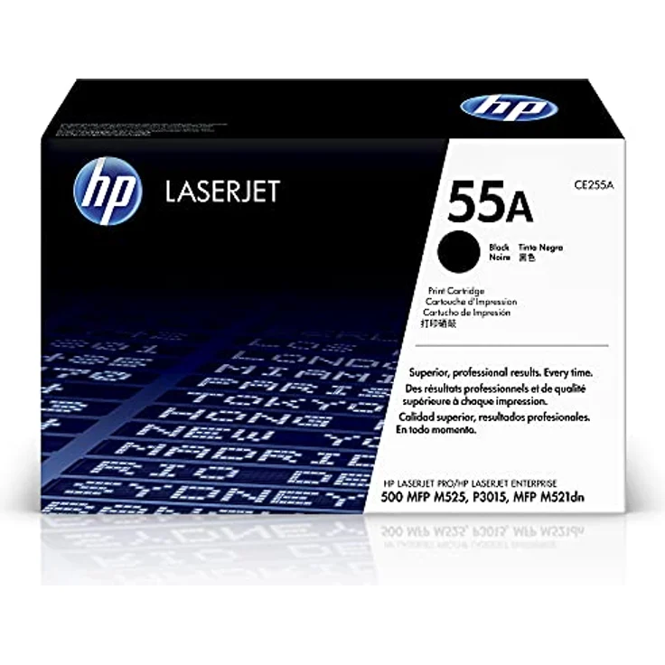 HP 55A (CE255A) Schwarz Original Toner für HP Laserjet Enterprise P3015, M525, HP Laserjet Pro M521 – Bild 2