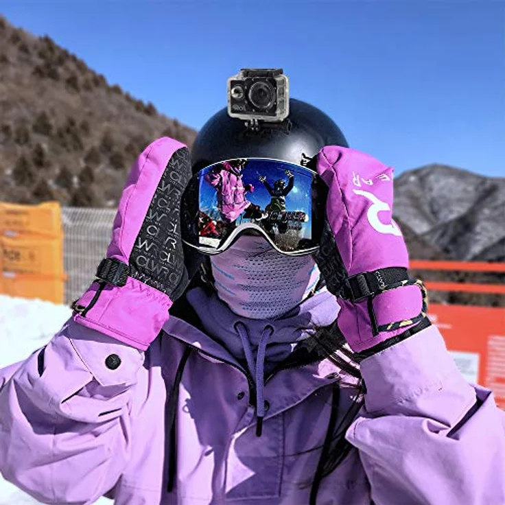 Rollei Actioncam 4S Plus - WiFi Action-Cam mit 4K Video-Auflösung, Wasserdichter Action Camcorder mit viel Zubehör – Bild 2