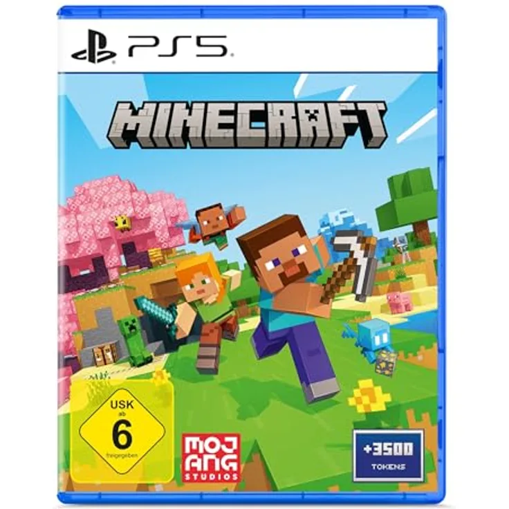 Ukonic Minecraft - PS5, Sandbox-Spiel mit 3500 Tokens In-Game-Währung