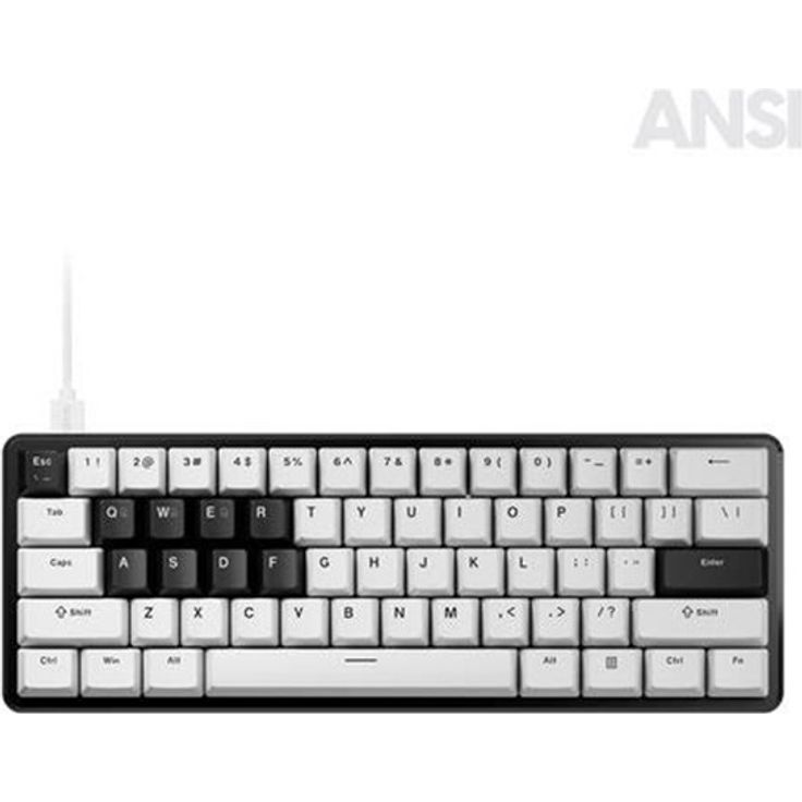 Pulsar PCMK 3 HE 60 (ANSI), Gaming Tastatur TKL mit RGB, 8000 Hz, Gateron x Pulsar magnetischen Schaltern, Weiß – Bild 7