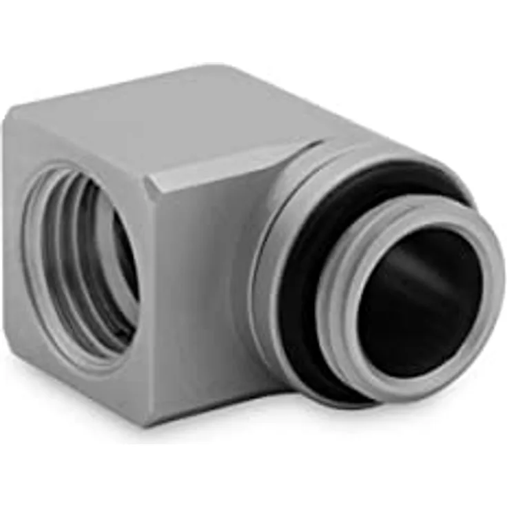EK Quantum Torque Micro Rotary 90°, Adapter Fitting für Wasserkühlung, satiniertes Titan