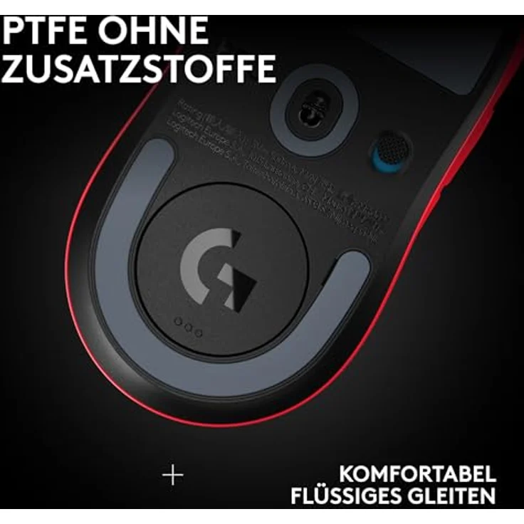 Logitech PRO X SUPERLIGHT 2 SE, Kabellose Gaming-Maus mit HERO 2 Sensor (44.000 dpi), rot – Bild 9