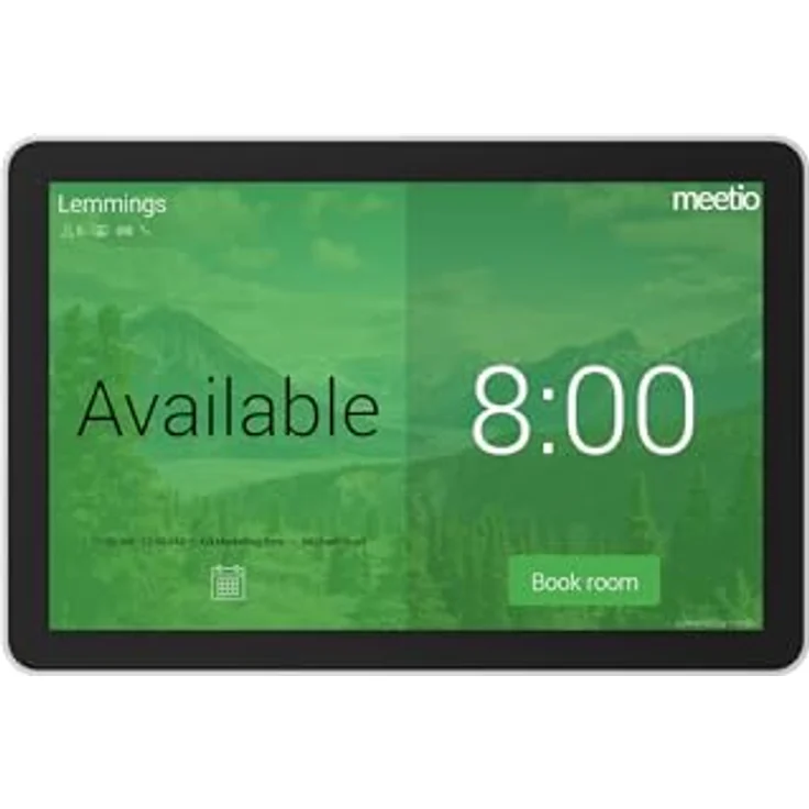 LOGITECH Tap Scheduler Purpose-Built Scheduling Panel for Meeting Rooms, 10.1" IPS Display, White, Wi-Fi, Bluetooth 5.0, Zoom Certified – Bild 5