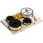 MONACOR DN-10 3-Wege-Weiche 8 ohm, Hochwertige Bauteile, Folien-Kondensator im Hochpass, Belastbarkeit 100W für den Innenbereich, 12.0130