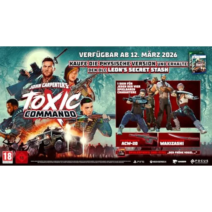 Focus Home Interactive John Carpenter's Toxic Commando, PS5-Game zum Steuern von Commandos, Klassenwahl und Fahrzeugbedienung – Bild 2