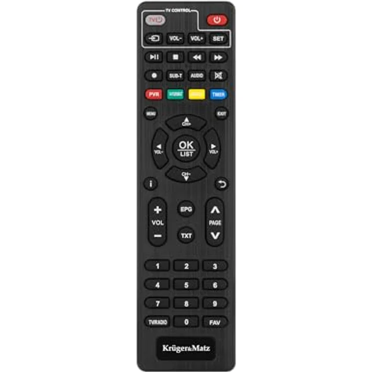 Kruger&Matz KM0550D, DVB-T2 H.265 HEVC Tuner mit HDMI, SCART, PVR, EPG und USB-Anschluss, schwarz – Bild 4
