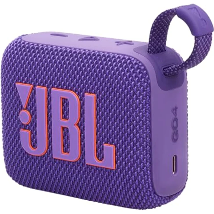 JBL Go 4 in Lila – Tragbare Bluetooth-Lautsprecher-Box Pro Sound, tiefem Bass und Playtime-Boost-Funktion – Wasserfest und staubfest – 7 h Laufzeit – Bild 1