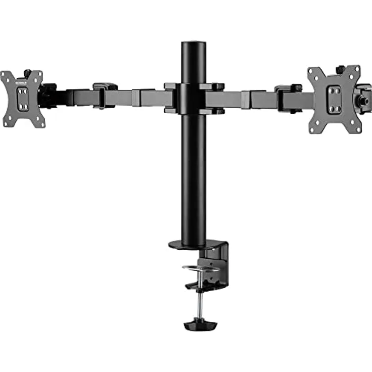 Speaka Professional SP-MM-220 2fach Monitorhalterung 43,2 cm (17) - 81,3 cm (32) Höhenverstellbar, Neigbar+Schwenkbar