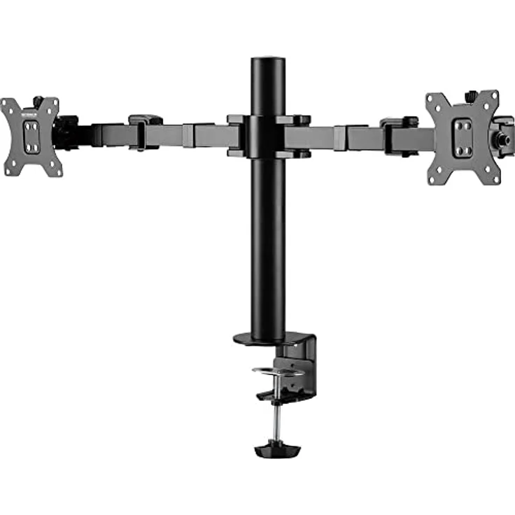 Speaka Professional SP-MM-220 2fach Monitorhalterung 43,2 cm (17) - 81,3 cm (32) Höhenverstellbar, Neigbar+Schwenkbar – Bild 1