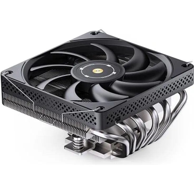 Jonsbo HP600 Low-Profile CPU-Kühler - 120mm, schwarz mit 6 Heatpipes