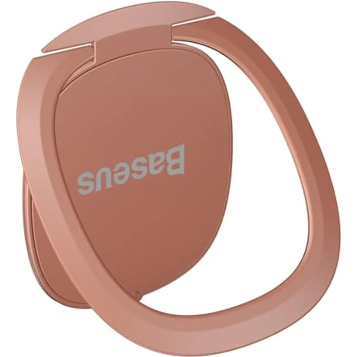 Baseus Invisible Ring Holder für Smartphones, ultradünner selbstklebender Halter in Roségold
