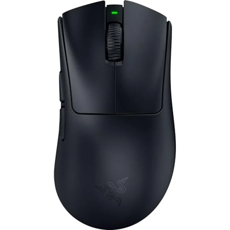 Razer DeathAdder V4 Pro, Ultraleichte kabellose E-Sport Maus mit 56g, 2,4 GHz Hyperspeed, Focus Pro 45K Optical Sensor, 8K Hz Polling, Schwarz – Bild 1