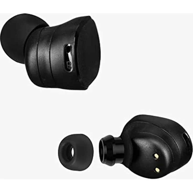 kwmobile 6X Polster kompatibel mit JBL Tune 130 NC TWS - 3 Größen - Silikon Ohrstöpsel In-Ear Kopfhörer, Schwarz, Flexibel & elastisch, 6 Ersatz Stöpsel in 3 verschiedenen Größen – Bild 2