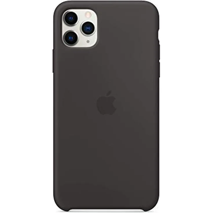 Apple Silikon Case (für iPhone 11 Pro Max) - Schwarz – Bild 2