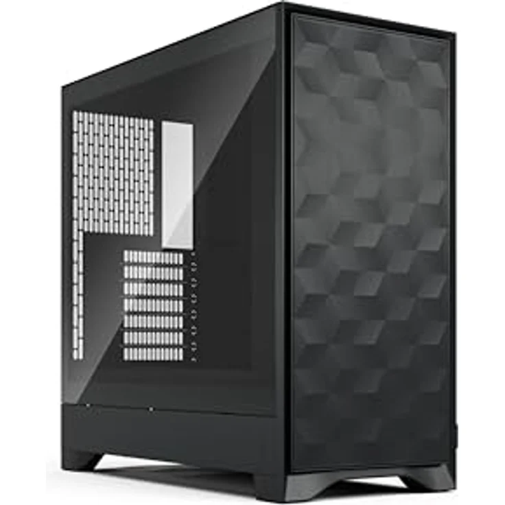 Fractal Design Pop 2 Air Black TG, Midi-Tower PC-Gehäuse, Sichtfenster, bis zu 7 Lüfter, USB 3.2 & USB-C, Schwarz – Bild 1