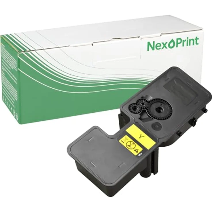 NexoPrint Toner kompatibel zu Kyocera TK-5230Y, Gelb, hohe Reichweite, brillante Druckqualität, schnell zu installieren – Bild 1