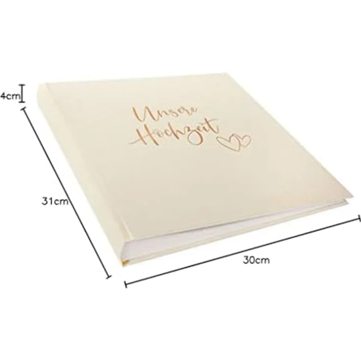 Goldbuch Herzklopfen 30x31 60 weiße Seiten Hochzeit 08174 – Bild 7