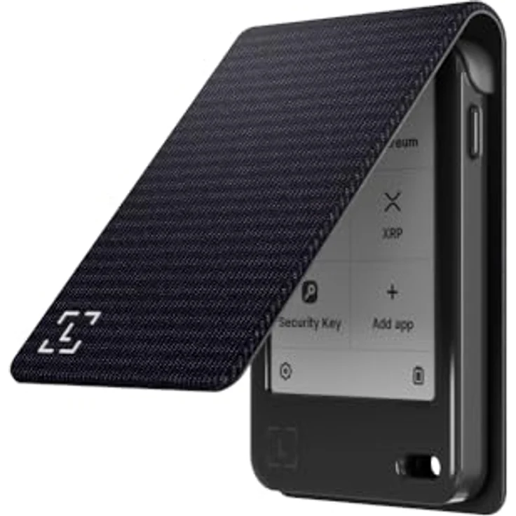 Ledger Nano Gen 5 Magnet Folio, Schutzhülle aus strapazierfähigem Nylon und sanftem Mikrofasermaterial, party aubergine – Bild 2
