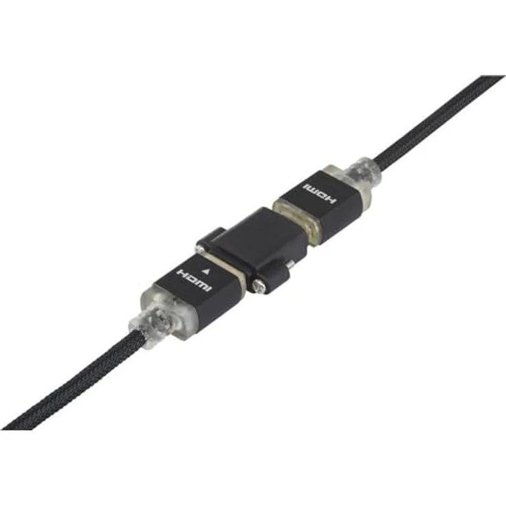 SpeaKa Professional SP-9082612 HDMI Adapter, 1x HDMI-Buchse - 1x HDMI-Buchse, schwarz schraubbar – Bild 3
