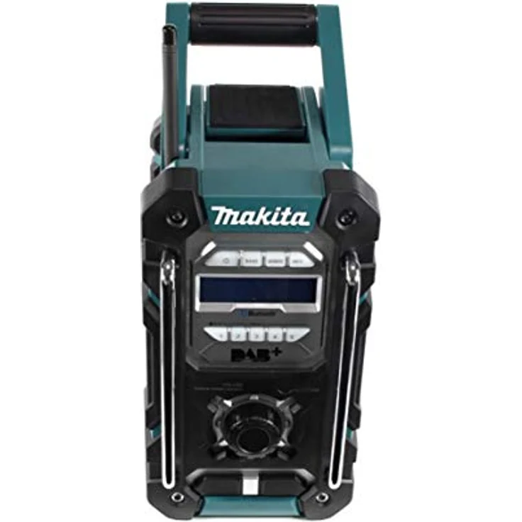 Makita DMR 112 RT Akku Baustellen Radio 7,2 - 18V Bluetooth DAB+ + 2x 5,0Ah Akku + Ladegerät schwarz, blau, silber – Bild 3