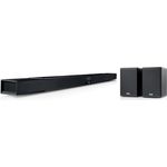 Teufel CINEBAR LUX Surround 5.0 Set - Soundbar mit Kabelloser Aktiv Rear-Speaker, Dolby Audio, W-LAN, Bluetooth, Multiroom, 4K-Pass-Through, Dynamore 3D, HDMI 3D ARC CEC - schwarz