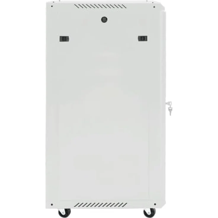 vidaXL 15U Netzwerkschrank auf Rollen 19" IP20 53x40x80 cm, solide Konstruktion aus kaltgewalztem Stahl, abschließbare Fronttür – Bild 4