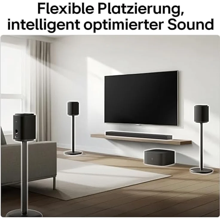 LG Sound Suite H7, Premium Soundbar mit 5.1.3 Dolby Atmos, 500 Watt, Schwarz – Bild 2