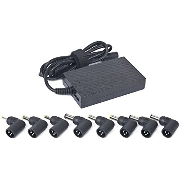 Gembird NPA-AC3, Netzteil für Notebooks, Wechselstrom 100-240 V (40 W), Schwarz, mit USB-Port und Überlade- sowie Kurzschlussschutz – Bild 2