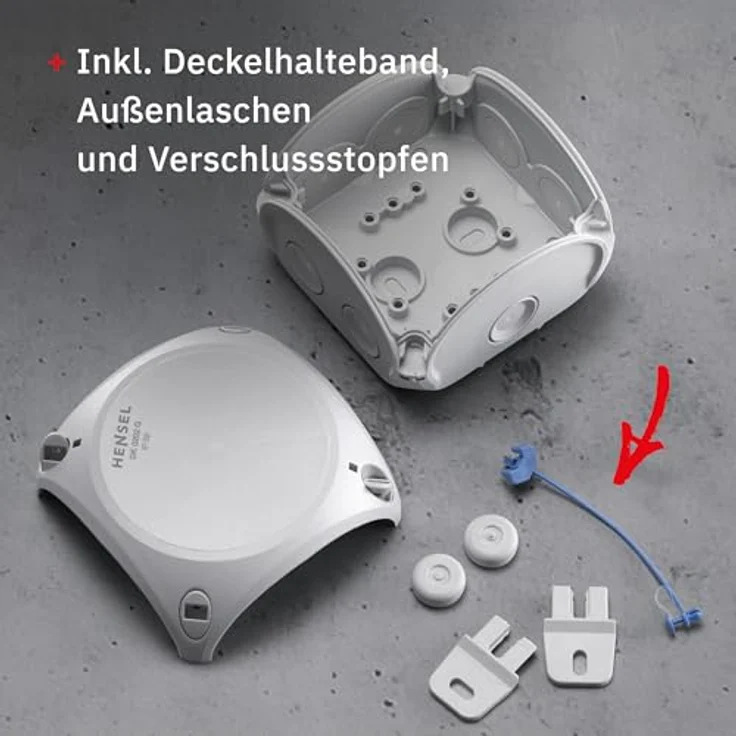 Hensel Kabelabzweigkasten DK 0606 G 1,5-6qmm Dose, Gehäuse für Montage auf der Wand-Decke 4012591124993 – Bild 5