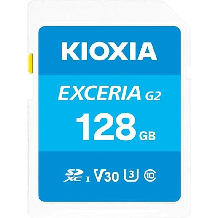 Kioxia LNEX2L128GG4, 128 GB SDXC Speicherkarte, Klasse 10, UHS-I, Lesegeschwindigkeit 100 MB/s, Schreibgeschwindigkeit 50 MB/s, blau – Bild 4