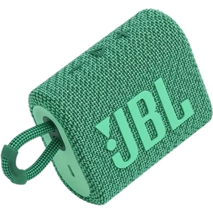 JBL GO 3 – Kleine Bluetooth Box aus recyceltem Material in Grün – Wasserfester, tragbarer Lautsprecher für unterwegs – Bis zu 5h Wiedergabezeit mit nur einer Akkuladung – Bild 3
