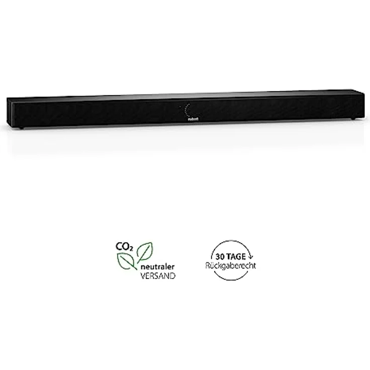 Nubert nuPro AS-2500 | Schwarze Soundbar | kompakte Soundbar mit Dolby Audio, DTS und Bluetooth | Aktiver TV-Lautsprecher für Spitzenklang | Geeignet für Wandmontage | Stereoton in 3-Wege-Technik – Bild 2