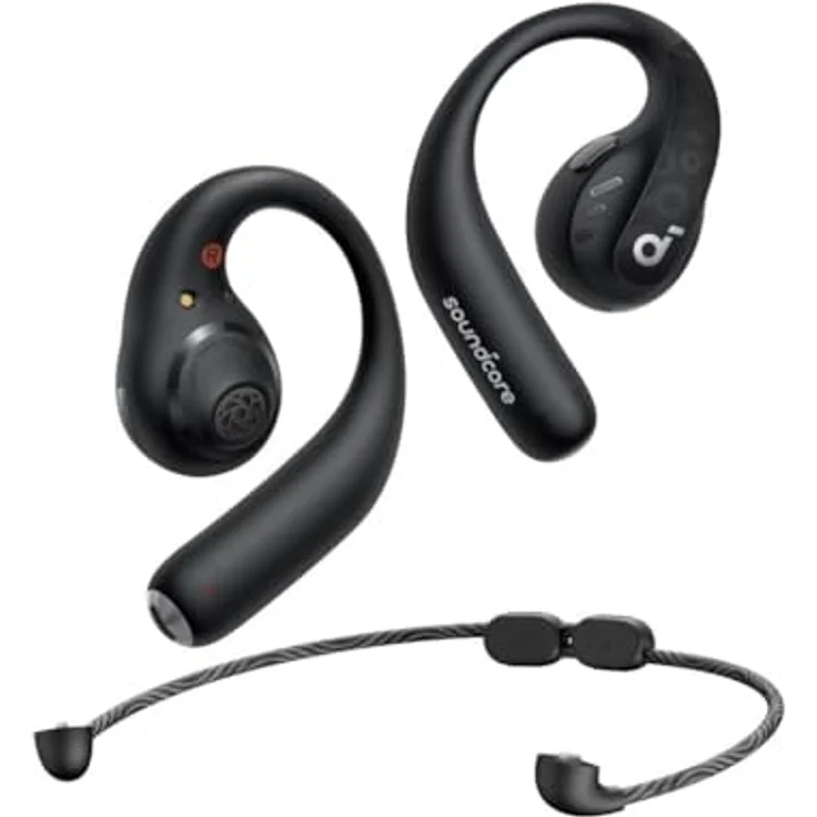 Anker SoundCore AeroFit Pro Black (Kabellos) On-Ear Kopfhörer, Schwarz – Bild 8