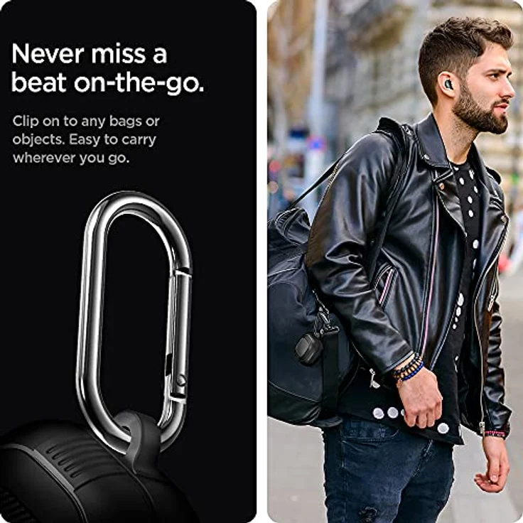 SPIGEN Rugged Armor Schwarz für Galaxy Buds 2-Live-Pro - Preisvergleich – Bild 4