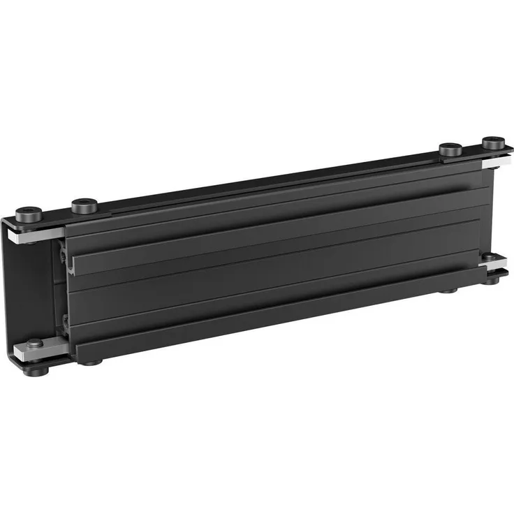 Vogels PLA 9303, TV Wandhalterung für dvLED-Schnittstellenleiste, maximale Tragkraft 30 kg, verstellbares Endstück, Schwarz