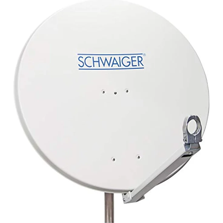 Schwaiger SPI910.0 Aluminium Offset-Parabolantenne (88 cm) hellgrau – Bild 2