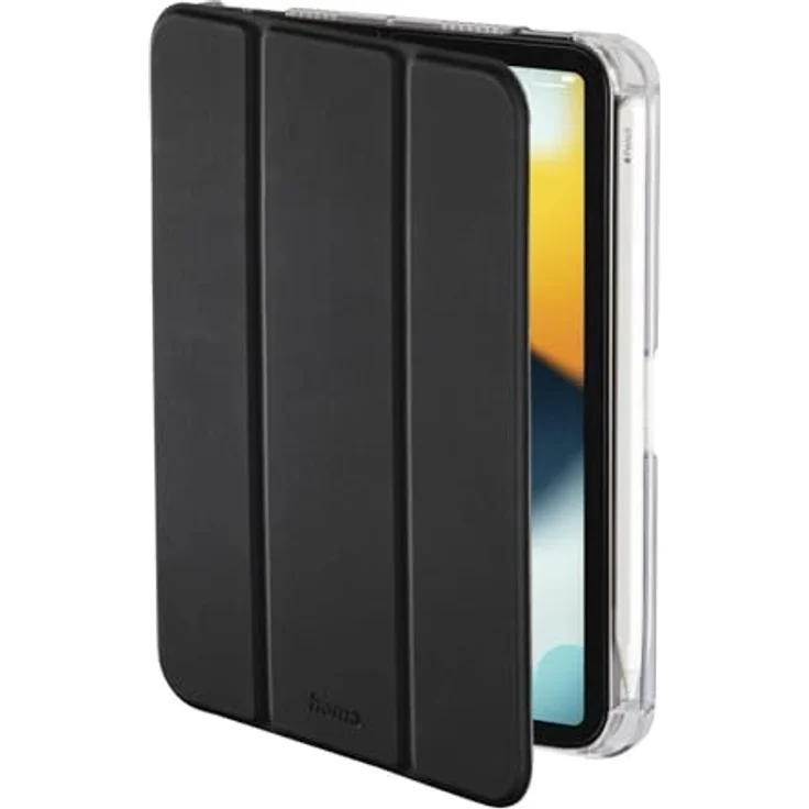 HAMA Fold Clear, Flip Cover für Apple iPad Mini 8.3" mit Stiftfach, Schwarz, transparente Rückseite und Standfunktion – Bild 3