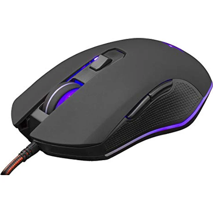 White Shark Mouse Gaming USB 3200dpi 6 Tasti Nero Cyrus GM-3001 Nero, Optischer Sensor, Beschleunigung 60 IPS – Bild 1