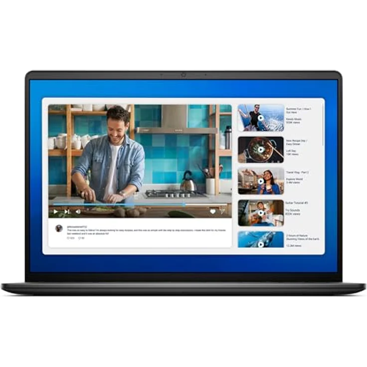 Dell DC16250, 16" Notebook mit Intel Core 7 150U, 16 GB RAM, 1 TB SSD, WUXGA-Display, Schwarz – Bild 2