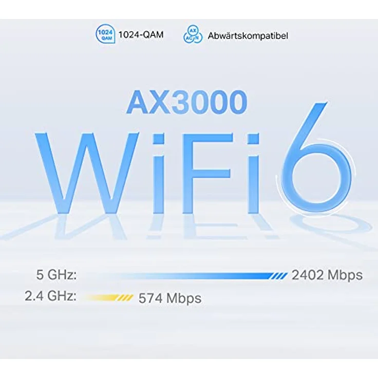 TP-Link Deco X50-5G LTE WLAN Router, 5G-Technologie bis zu 3.4 Gbit/s, 1 × 2, 5-Gbit/s-Port + 2 x Gigabit-Ports, Wi-Fi 6 AX3000, Unterstützt Externe 5G-Antennen, Unterstützung der Mesh-Technologie – Bild 5