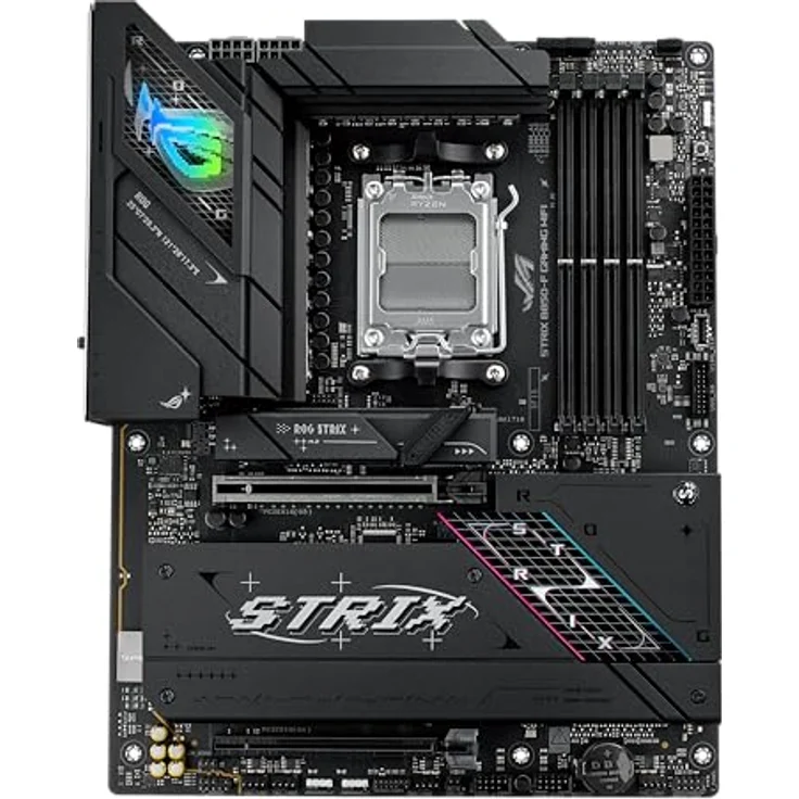ASUS ROG Strix B850-F Gaming WiFi Mainboard Sockel AMD AM5 (AMD B850, ATX, DDR5 Speicher, PCIe 5.0, WiFi 7, 2X PCIe 4.0 M.2, Aura Sync) – Bild 2
