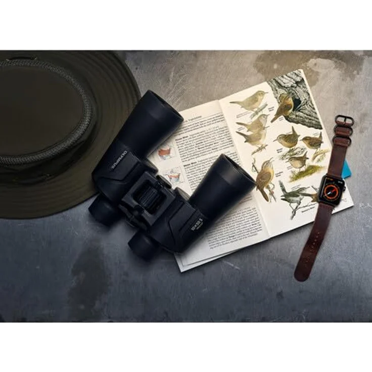 Olympus Fernglas 10x50 S mit Trageriemen, Tasche und 15 Jahre Herstellergarantie. Klare Bilder, natürliche Farben, breites Sichtfeld, leichtgewichtig - ideal für Naturbeobachtung, Sport und Konzerte – Bild 4