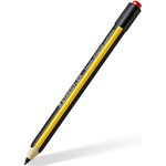 Staedtler Noris digital jumbo 180J 22. EMR Stylus mit weichem digitalen Radierer. Eingabestift für digitales Schreiben, Zeichnen und Radieren (4.096 Druckstufen, 0.7 mm Spitze), Gelb-Schwarz