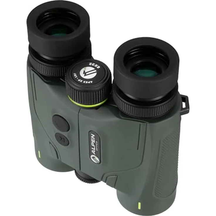 Alpen ALPEN OPTICS Apex XP 8x32 LRF Fernglas mit Entfernungsmesser, kompakt, exakte Distanzmessung bis 2.742 m, robustes PPS-Gehäuse – Bild 7