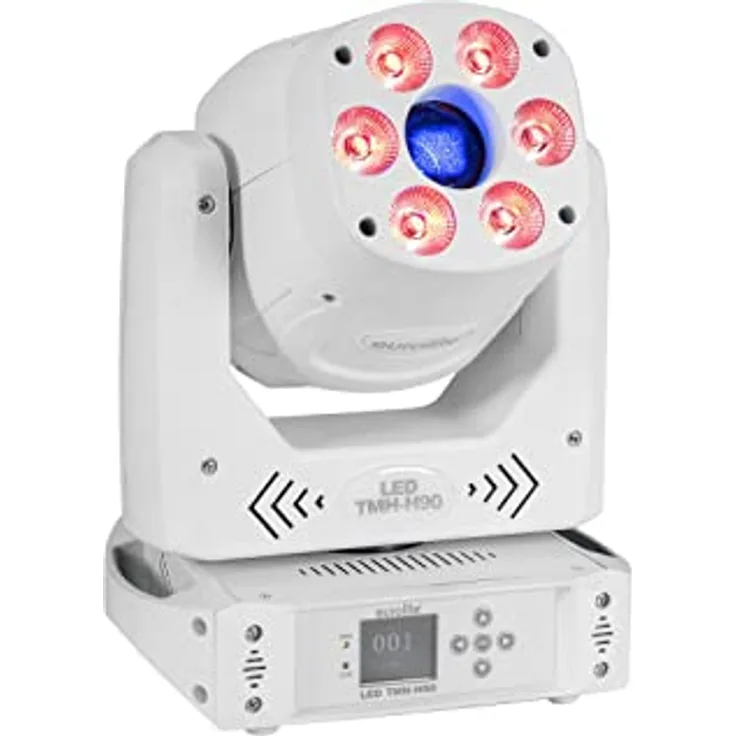 EUROLITE LED TMH-H90 Hybrid Moving-Head Spot/Wash COB ws | LED-Moving-Head Hybrid Spot/Wash mit Farbrad, statischem und rotierendem Goborad, Prisma und Fokus