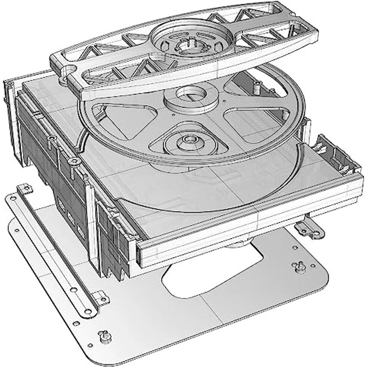 TEAC Reference VRDS-701 High End CD-Player mit innovativem VRDS CD-Laufwerksmechanismus, MQA-Unterstützung, USB-DAC und Kopfhörerverstärker, Schwarz – Bild 4