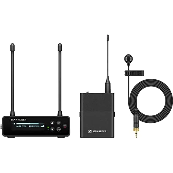 Sennheiser EW-DP ME4 SET R1-6, volldigitales UHF-Drahtlossystem mit ME 4 Lavaliermikrofon, Bluetooth, bis zu 12 Std. Akkulaufzeit, Frequenzbereich 520-576 MHz – Bild 1