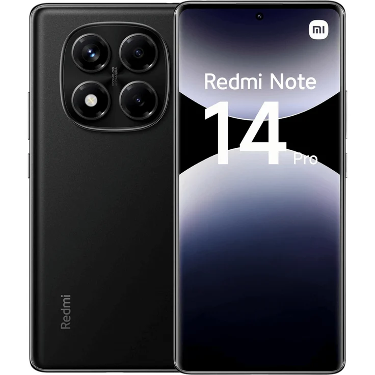 XIAOMI Redmi Note 14 Pro 4G 12GB/512GB Midnight Black Dual-SIM Smartphone – Bild 1